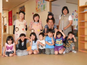 Assistant nurses from the Okinawa Diocese help the kindergarten face tomorrow amid all the difficulties confronting Fukushima